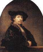 REMBRANDT Harmenszoon van Rijn Self-Portrait  stwt USA oil painting reproduction